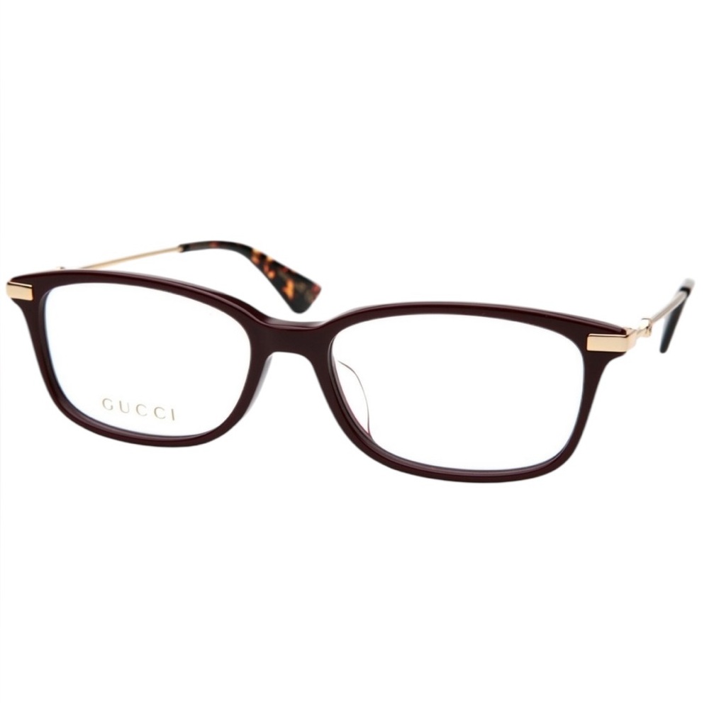 Gucci burgandy and tortoise Eyewear.